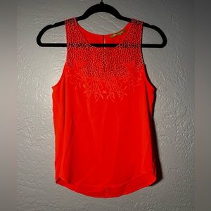 Gianni Bini Neon Sleeveless Blouse Size XS